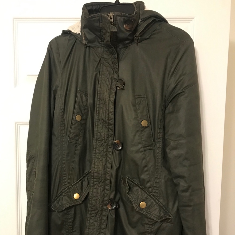 Dark Army Green Jacket